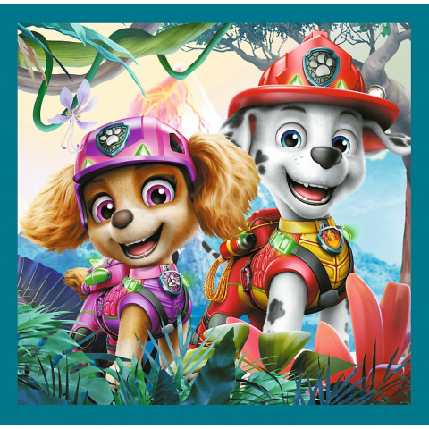 PUZZLE TREFL 3IN1 PATRULA CATELUSILOR INSULA DINOZAURILOR [1]