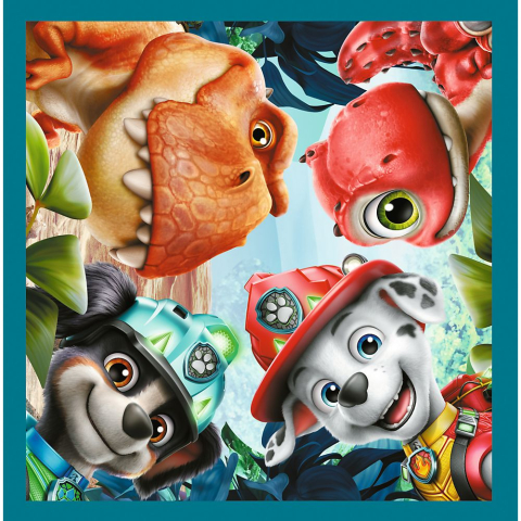 PUZZLE TREFL 3IN1 PATRULA CATELUSILOR INSULA DINOZAURILOR [3]