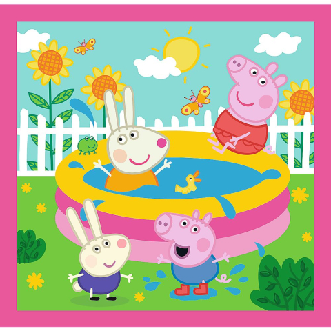 PUZZLE TREFL 3IN1 PEPPA PIG SI PRIETENII [3]
