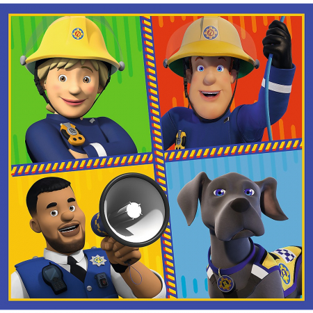 Puzzle Trefl 3in1 Pompierul Sam O Zi din Viața Pompierilor [2]