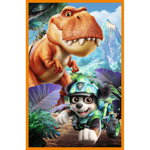PUZZLE TREFL 3X80 PATRULA CATELUSILOR EROII DINOZAURILOR [1]