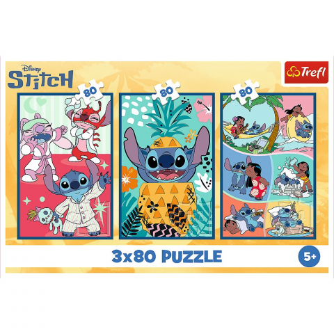 PUZZLE TREFL 3X800 STITCH LUMEA LUI STITCH [4]