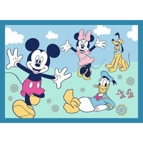 PUZZLE TREFL 4IN1 CURIOZITATI DESPRE MICKEY MOUSE [4]