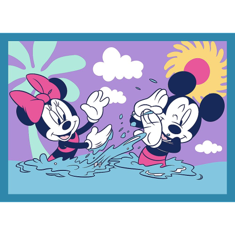 PUZZLE TREFL 4IN1 CURIOZITATI DESPRE MICKEY MOUSE [2]