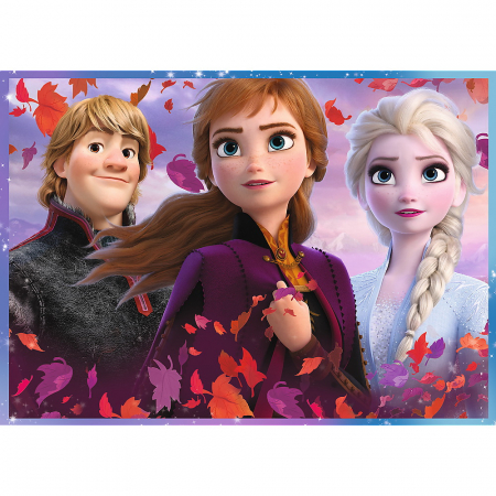 Puzzle Trefl 4in1 Frozen 2 - Călătorie Către Necunoscut  [2]