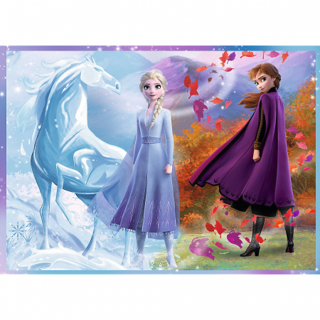 Puzzle Trefl 4in1 Frozen 2 - Călătorie Către Necunoscut  [1]
