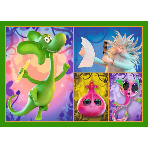 PUZZLE TREFL 4IN1 LUMEA DRAGONULUI DIPLODOK [2]