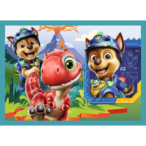 PUZZLE TREFL 4IN1 PATRULA CATELUSILOR POVESTI DE PE INSULA DINOZAURILOR [2]