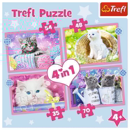 Puzzle 4in1 Pisicuțele Drăgălașe [5]