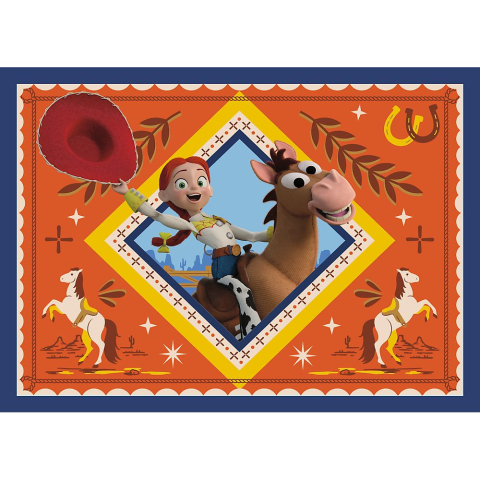 PUZZLE TREFL 4IN1 PREMIUM PLUS KIDS TOY STORY 5 POSTER INCLUS [4]