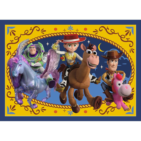 PUZZLE TREFL 4IN1 PREMIUM PLUS KIDS TOY STORY 5 POSTER INCLUS [1]