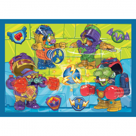 Puzzle Trefl 4in1 Super Things Super Acțiunea  [4]