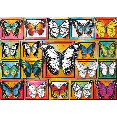 PUZZLE TREFL 500 CREATIVE COLECTIE DE FLUTURI [1]