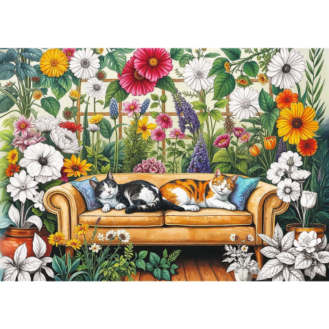 PUZZLE TREFL 500 CREATIVE ORANGERIA PSICII [1]