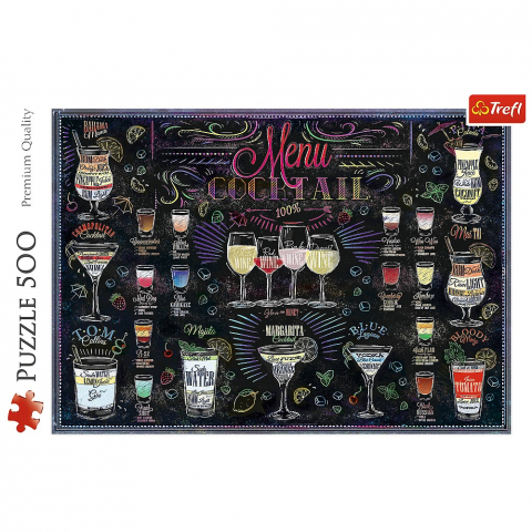 Puzzle Trefl 500, Meniul de Cocktailuri [2]