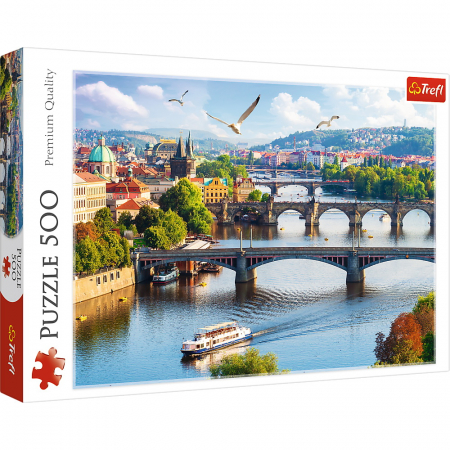 Puzzle Trefl adulti - Puzzle Trefl 500 Orașul Praga 