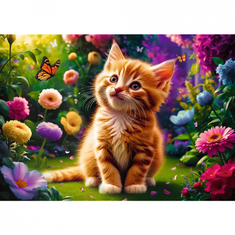 PUZZLE TREFL 500 PISICUTA DRAGUTA [1]