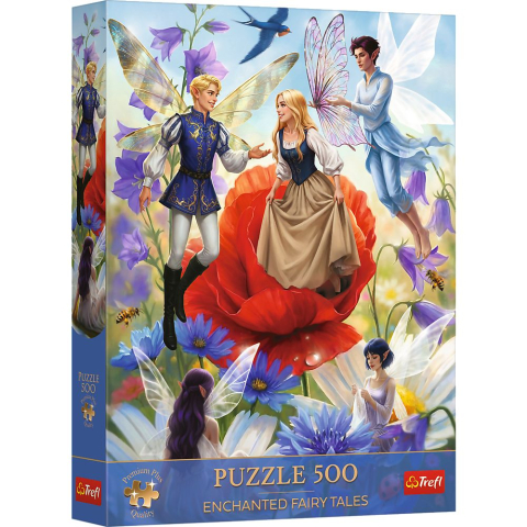 Puzzle personaje - PUZZLE TREFL 500 PREMIUM PLUS BASME FERMECATE THUMBELINA