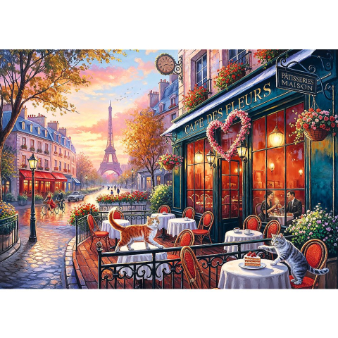 PUZZLE TREFL 500 PREMIUM PLUS DRAGOSTE LA PARIS [1]