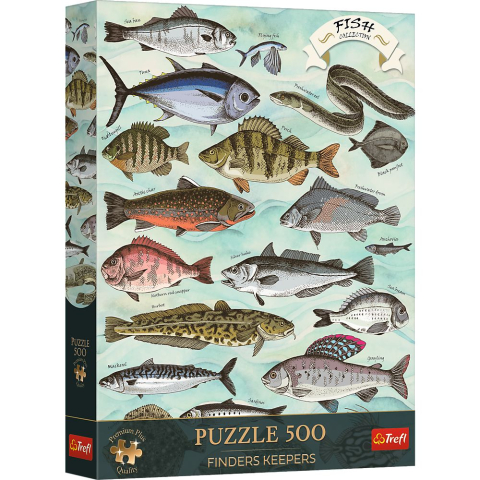 Puzzle personaje - PUZZLE TREFL 500 PREMIUM PLUS FINDERS KEEPER PESTI