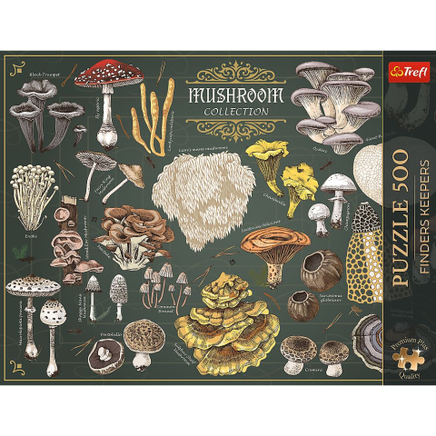 PUZZLE TREFL 500 PREMIUM PLUS FINDERS KEEPERS CIUPERCI [2]