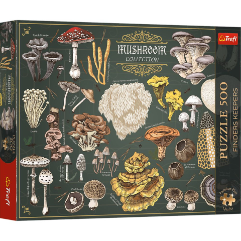 Puzzle personaje - PUZZLE TREFL 500 PREMIUM PLUS FINDERS KEEPERS CIUPERCI