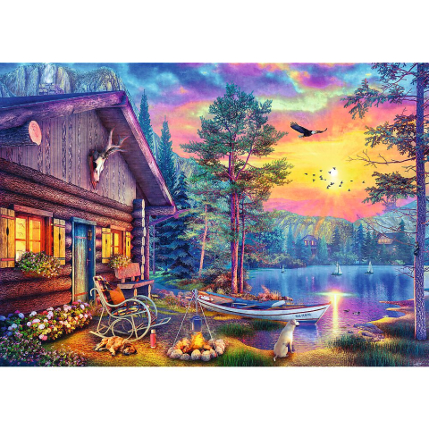 PUZZLE TREFL 500 PREMIUM PLUS TEA TIME CABANA APUS DE SEARA [1]
