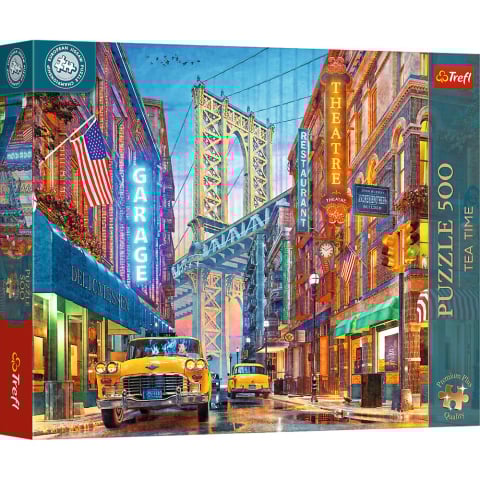 Puzzle - PUZZLE TREFL 500 PREMIUM PLUS TEA TIME CAMPIONATUL EUROPEAN VEDERE A PODULUI MANHATTAN