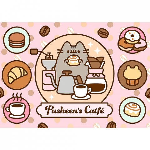 PUZZLE TREFL 500 PUSHEEN LA CAFENEA [1]