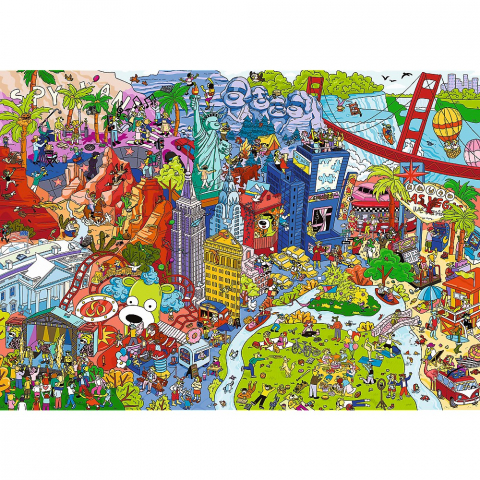 Puzzle Trefl 500 Spy Guy Obiecte Pierdute In Usa [1]