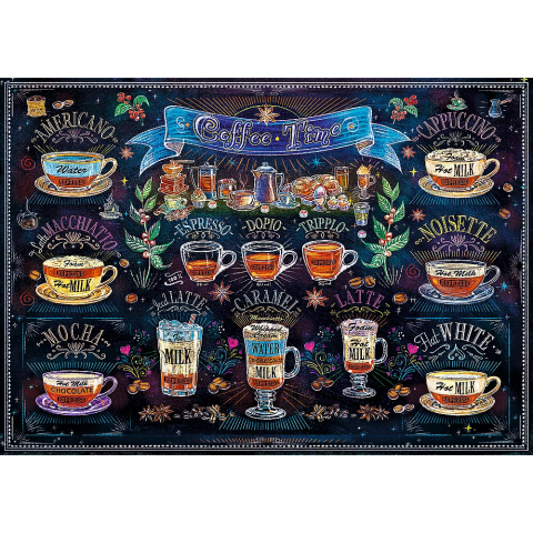 Puzzle Trefl 500 Tipuri De Cafea [1]