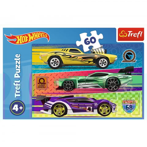 Puzzle Trefl 60, Hot Wheels - Cursa [2]