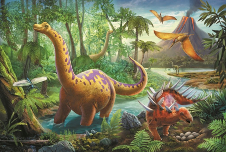 Puzzle Trefl 60 Migrația Dinozaurilor [1]