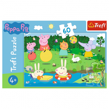 Puzzle Trefl 60 Peppa Pig Distracție în Vacanță  [2]