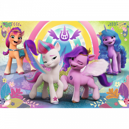 Puzzle Trefl 60 Piese My Little Pony Poneii Minunați  [1]
