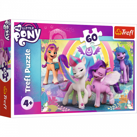 Puzzle Trefl 60 Piese My Little Pony Poneii Minunați  [2]