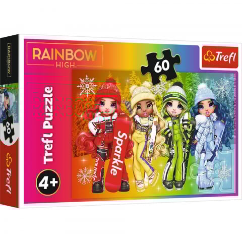 Puzzle Trefl 60, Rainbow High - Păpușile Jucause [0]