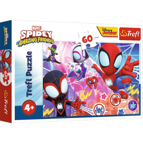 Puzzle personaje - PUZZLE TREFL 60 SPIDEY AVENTURA EROICA
