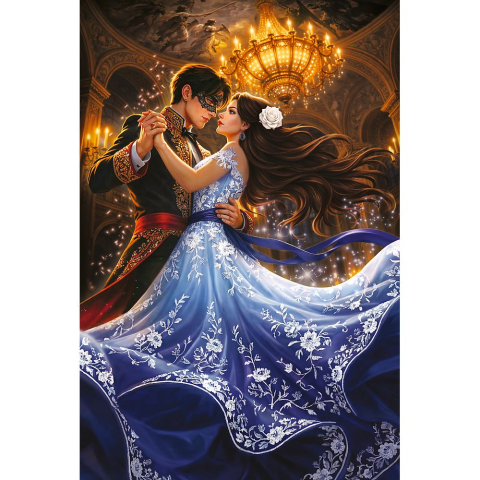 PUZZLE TREFL 600 FLAMINGO ROMANTISM [1]