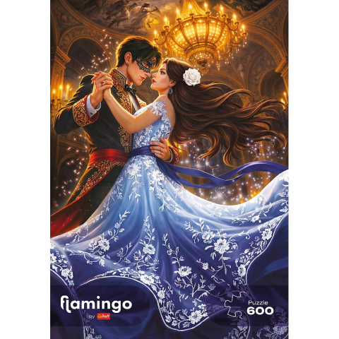 PUZZLE TREFL 600 FLAMINGO ROMANTISM [2]