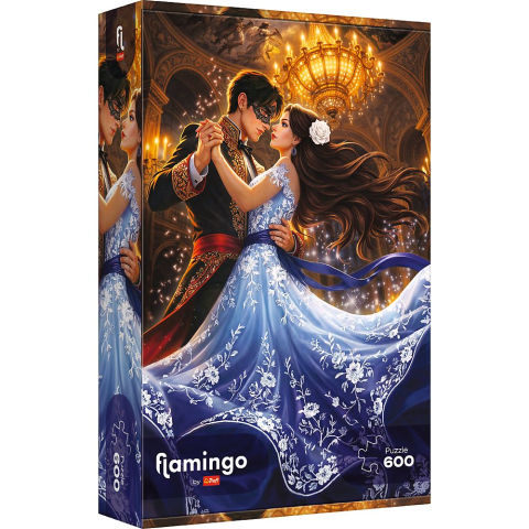 Puzzle personaje - PUZZLE TREFL 600 FLAMINGO ROMANTISM