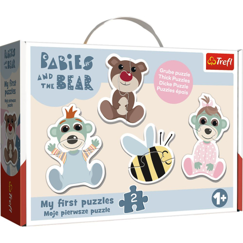 Puzzle personaje - PUZZLE TREFL BABY CLASIC BEBELUSI SI URSULET