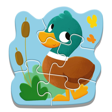 PUZZLE TREFL BABY CLASIC PUII DE ANIMALE 14 PIESE [4]