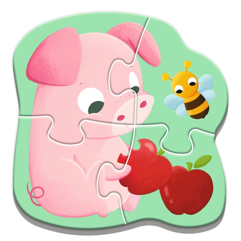 PUZZLE TREFL BABY CLASIC PUII DE ANIMALE 14 PIESE [3]