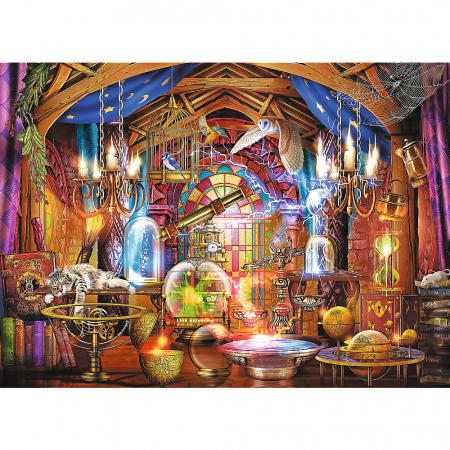 Puzzle Trefl din Lemn 1000 Piese Camera Magică [1]