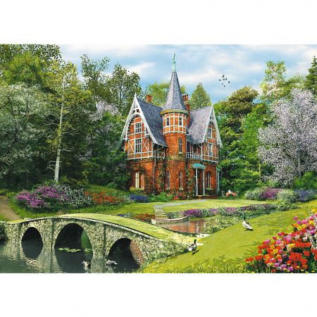 Puzzle Trefl din Lemn 1000 Piese Casa Victoriană [1]