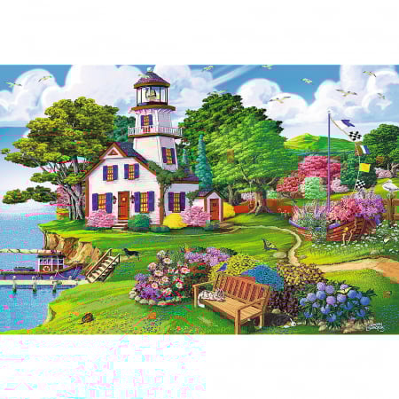 Puzzle Trefl din Lemn 500+1 Piese Portul în Timpul Verii  [1]