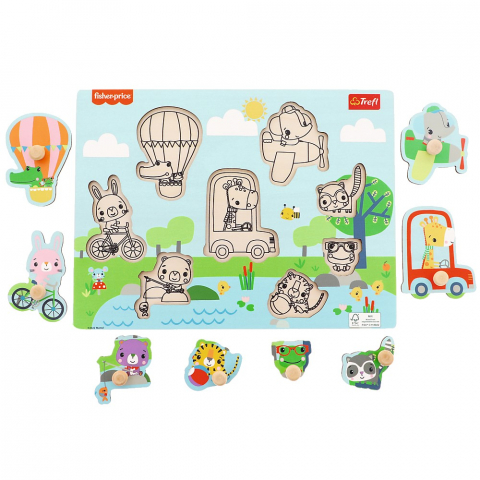 PUZZLE TREFL DIN LEMN 8 PIESE [1]