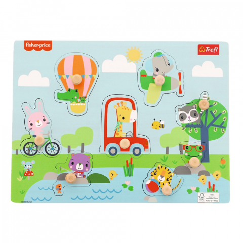Puzzle - PUZZLE TREFL DIN LEMN 8 PIESE