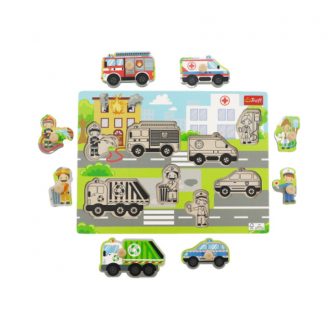 PUZZLE TREFL DIN LEMN 8 PIESE ORASUL [1]